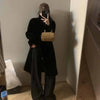 Ladies Stand Collar Mink Plush Outwear Women Leisure Long Sleeves Thicken Fur Coat Winter Female Long Faux Fur Jacket