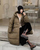 Women 90% White Duck Down Jacket With Hooded Loose Oversize Long Puffer Coat Autumn Winter Warm Outwear Female Parkas