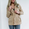 Women Double Layer Windbreaker Autumn Casual Slim Coat Plus Size 4Xl Stand-Up Collar Ladies Jacket