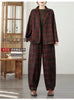 Checkered Blazer Suit For Women Spring And Autumn Korean Version Two-Piece Set Jacket Loose Harem Pants Oversized w1435