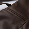 Women Leather Bomber Jackets Coats With Belt Notched Shoulder Pads Motorcycle Street Chic Short Outwear Solid Lace Up