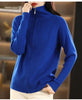 Autumn Winter Long Sleeved Knitted Cardigan Woman Zipper Casual Knitting Sweater Jacket Female Knitwear Top