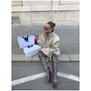 Solid Stand Collar Trench Coats Women Elegant Long Sleeve Double-breasted Belt Jacket Autumn Lady Commuting Outwear