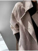 Advanced Gray Standing Collar Long Woolen Coat For Women'S Autumn And Winter Clothing, Double-Sided Woolen Coat