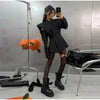Hollow Out Long Sleeve Blazer Jacket For Women Spring Solid V-neck Waist Suit Coats Office Lady Chic Outerwear