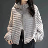 Autumn Winter Jacket Women Lightweight Hooded Down Cotton Overcoat Female Loose Casual Warm Parkas Outerwear