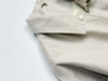Casual Stand-up Collar Safari Style Mid-length Coat for Women A-line Pleated Waist Spring and Autumn Trench