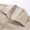 Croc Embossed Cropped Faux Leather Jacket High Stand Collar Long Sleeve Oversized Women Jackets Autumn Chic Coats