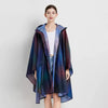 Big Size Women Leopard Raincoat Lightweight Rain Coat Poncho Ladies Waterproof Cloak Raincoats Adults Windproof Rainwear