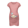 Cute Maternity Dress Loose Casual Dress Women Maternity Clothes Plus Size Pregnant Woman Maternity Dress