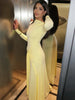 Elegant Long Sleeve Ruched Sexy Maxi Dress Women Gown Autumn Draped Bodycon Long Dresses Female Clothing