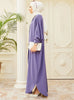 Abaya Dress Muslim Robe Abaya Ramadan Ladies Long Sleeve Islamic Dress Middle East Abayas Women Clothing Without Hijab