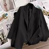 Elegant Blazer Woman Spring Solid Color Tie Suit Jacket Temperament Korean Version of The Casual Suit Woman Clothing