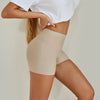 Ladies Seamless Ice Silk Solid Biker Shorts Boxer Short Leggings Sports Yoga Pants Women's Shorts Panties T1584