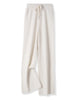 100% Merino Wool Pants Women Autumn Winter Casual Wide Leg Trousers Middle Seam Style Knitted Cashmere Soft Lace-up Pants
