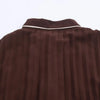 Women Brown With Belt Pleated Midi Dress Front Button Long Sleeve Chiffon Autumn Dresses Female Office Vestidos