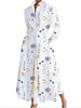 Women Elegant Shirt Dress Spring Autumn Long Sleeve Solid Color Print Maxi Dresses Casual Office Lady Dress Vestidos