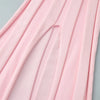 Ribbed Knit Maxi Dress For Women Deep V-Neck Slim High Slit Elegant Patchwork Commute Party Dress Women Knitwear Dress