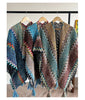 Loose Tassel Jumper Scarf Spring Knitting Pullover Inrregular Ponchos Elegant Cloak Coat Lady Sweater Autumn Winter Tops
