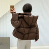 Parkas Women Winter Down Cotton Jacket Coat Ladies Hooded Outwear Parka Thick Cotton Padded Female Warm Overcoat