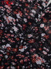 Autumn Loose Print Women's Dress Square Collar Long Sleeve Mini Dresses Elegant Classic Pleted Female Dress