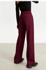 Minimalism Casual Pants for Women Autumn Wide Leg Loose Vertical Elastic Waist Drawstring Sporty Trousers 12343338