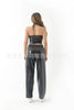 Red Women's Aurora Laser Gradual Change High Waist Straight Pants, Blue Thin Female Stretch Trousers