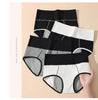 4Pcs Women's Panties High Waist Leak Proof Menstrual Pants Widen Period Underwear Physiological Cotton Plus Size Female Briefs