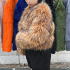 Faux Fur Coat Women's Jacket Winter Warm Thick Fox Raccoon Leather Brown Plus Size Especially Fake Fur Cold