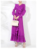 Chic Pleated Women's Dress Irregular Ruched Patchwork Design V Collar Niche Elastic Loose Lace Up Clothing 2DB1191