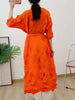 Pleated Lace-up Trench For Women Spring Loose Solid Color Diamonds Mid-length Windbreaker Female 17G2334