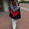 Women's Printed Tassels Blazer Loose Lapel Single Breasted Full Sleeve Female Suit Jackets Autumn Commute Outwear