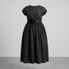 Women Formal 3D Floral Plus Size Dress with Pocket Ruched Pleated A-line Round Neck Evening Wedding Guest Cap Sleeve Dress