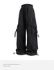 Women Cargo Pants Loose Comfortable Breathable Lightweight Multiple Pockets Cargo Long Pants Fitness Running Casual Pan