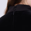 AW26 Women Velvet Patchwork Dress Elegant Lady Maxi Dress