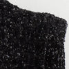 Sequin Mini Dress for Women Elegant O-Neck Fly Sleeve Shiny Short Dress Female Chic Club Evening Party Vestidos