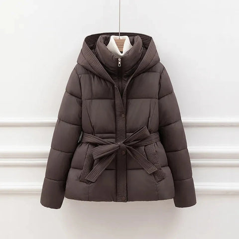 Women's Down Cotton Padded Jacket Short Loose Korean Version Ladies Outerwear Comfortable Elegant Lady Winter Parka Coat