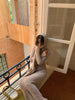 Vintage Knitted Midi Dress Y2K Autumn Slim with Scarf Long Sleeve Dress Female Korean Streetwear Chic All Match Female Vestidos
