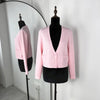 Knit Fluffy Cardigan Sweater Women's Ribbed Long Sleeve V-Neck Fluffy Elegant jacket Coat Female Knitwear Cardigan