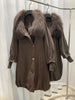 Lagabogy Real Raccoon Fur Puffer Jacket Outerwear Women Long Thick Warm White Duck Down Jacket Female Loose Parkas