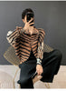 Spring Pleated Women's Lightweight Jacket Lapel Single Breasted Jacket Niche Chic Print Casual Top 2DB6159