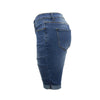 Skinny Jeans for Women High Waist Stretch Denim Trousers Mom Jeans Knee Length Pencil Pants Casual Comfort Trousers Oversize