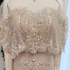 Beaded Mermaid Evening Dress for Women Elegant High Neck Long Sleeves for Women Wedding Party Gown Customized