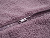 Womens Teddy Fleece Jacket Full Zip Thermal Lined Fuzzy Coat with Inner Pockets Warm Antistatic Winter Outerwear