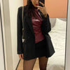Blazer Woman Black Beige Khaki Blue Green Gray Women coat Office Wear Women's Blazers Jacket Outerwears