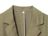 Spring and Autumn Women Notched Solid Color Casual Shoulder Pads Shirts Loose Long Pants Two Pieces Sets