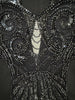 Designer Suit Set Women's Gauze Patchwork Beaded Blazer Chiffon Pants 2cs Set
