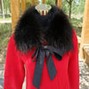 Raccoon Fur Collar Women Winter Coat Hood Decor Furry Fur Collar Warm Coat Shawl Natural Raccoon Fur Scarf Neck Warmer