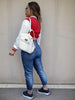 Spring and Autumn European and N Women's Color Matching Jacket Single-breasted Lettered Baseball Jacket Jacket