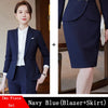 Novelty Wine Red Formal Women Business Suits with Skirt and Jackets Coat Ladies Office Professional Blazers Spring OL Styles
